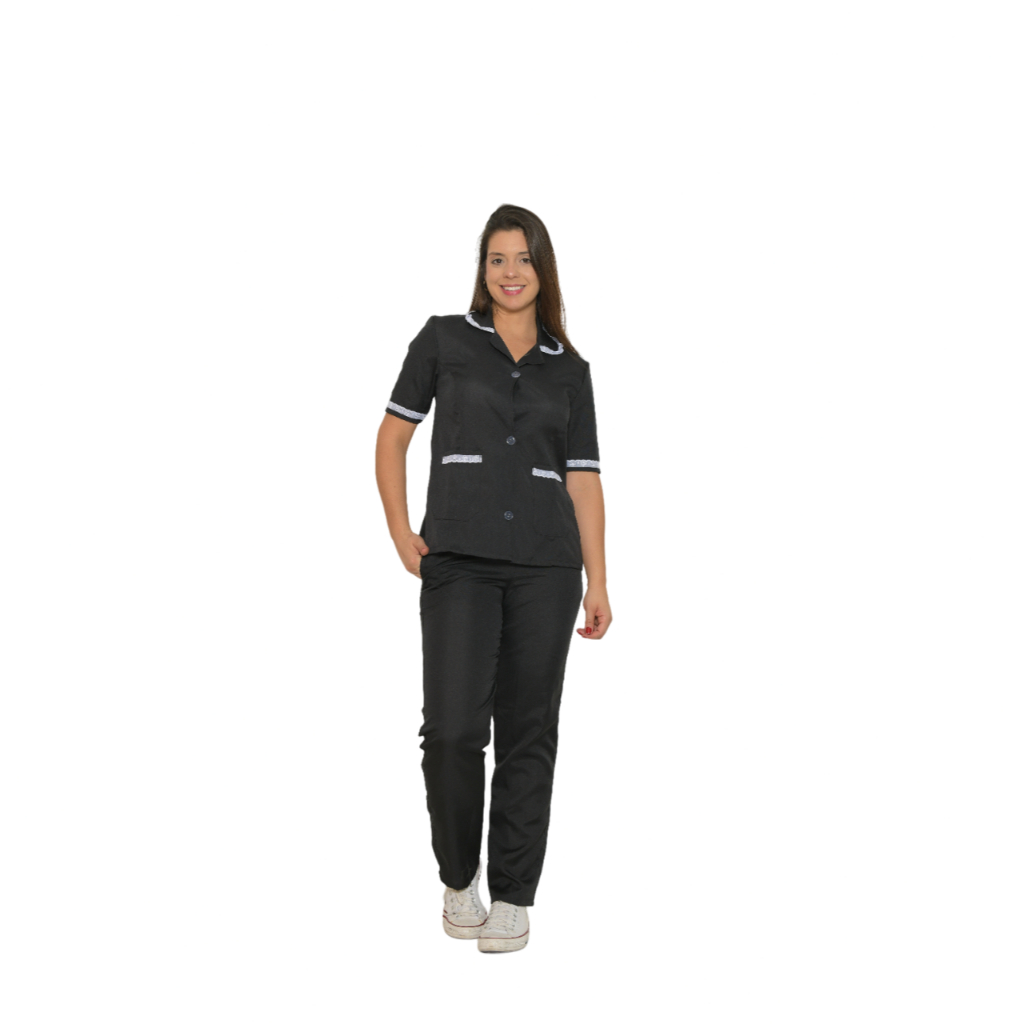 Uniforme Empregada Copeira Macio Leve Fresco 41