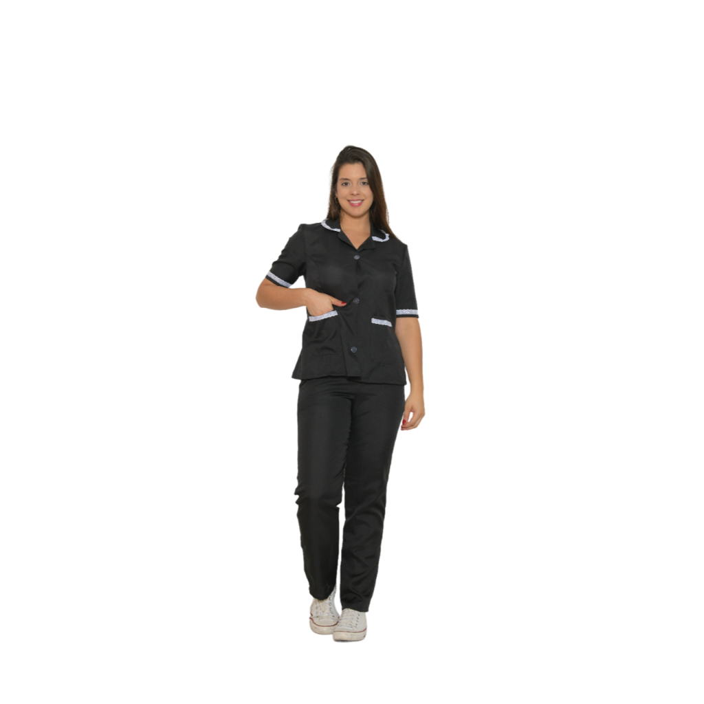 Uniforme Babá Diarista Copeira... Mobilidade Leve Praticidade 41