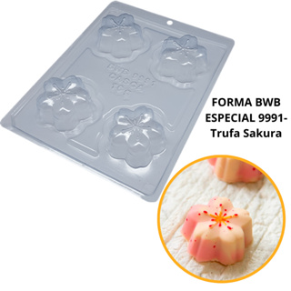 1~4 FORMA SILICONE BWB TRUFA SAKURA 70g ( 3 PARTES) CÓD.:9991. (CHOCO) em Oferta na Shopee