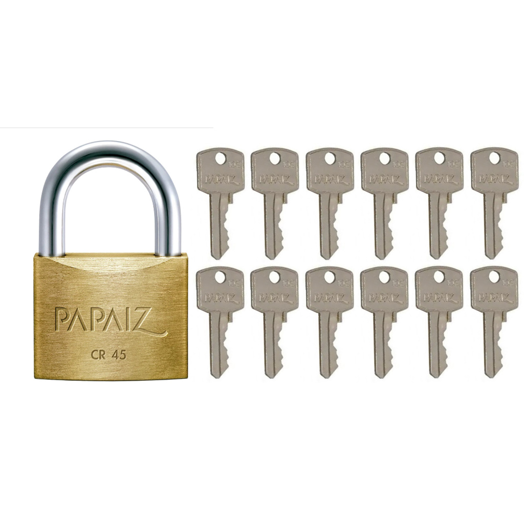 Cadeado Papaiz 45mm Latão Reforçado em Oferta na Shopee