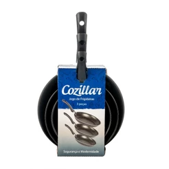Conjunto Frigideira 16 20 24 Kit Antiaderente Caixa Para Presente.