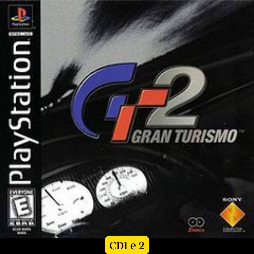 Jogo Gran Turismo 2 CD1 e 2 PS1 One Playstation 1 Mídia De Altissíma Qualidade UP!!