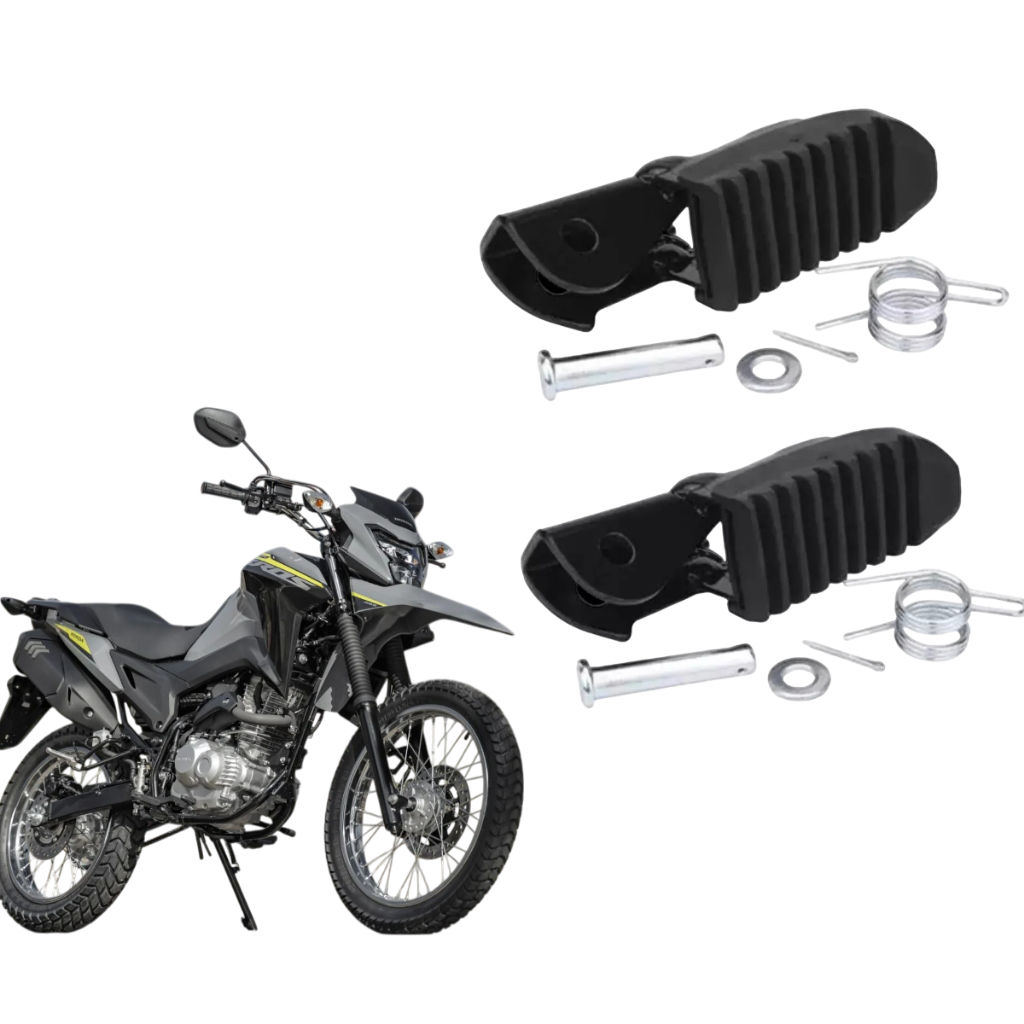 Par Pedaleira Dianteira Honda Nova Bros160 Nxr160 Bros 2025