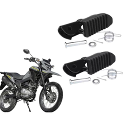 Par Pedaleira Dianteira Honda Nova Bros160 Nxr160 Bros 2025