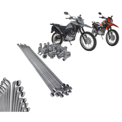 Kit Jogo Raio Dianteiro 4mm Nova Honda Nxr160 Bros160 2025...