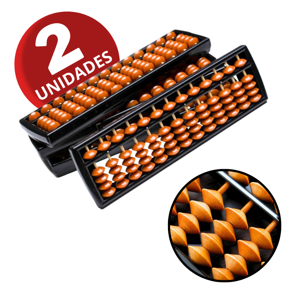 Abaco Soroban Oriental até 2 Unid Calculadora Japonesa Contador 13 Colunas Dígitos em Oferta na Shopee