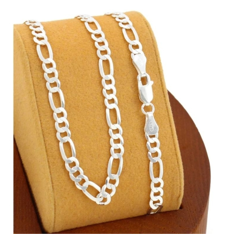 Cordão Corrente Masculino 3x1 - 5 mm a Prata Legitima 925 Antialérgico - 70 cm em Oferta na Shopee