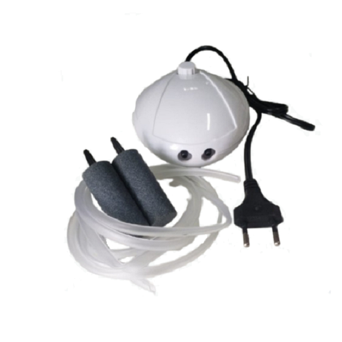 Compressor oxigenador bombinha de ar aquário MB-102 completo bolhas de ar enfeite oxigenação aerador