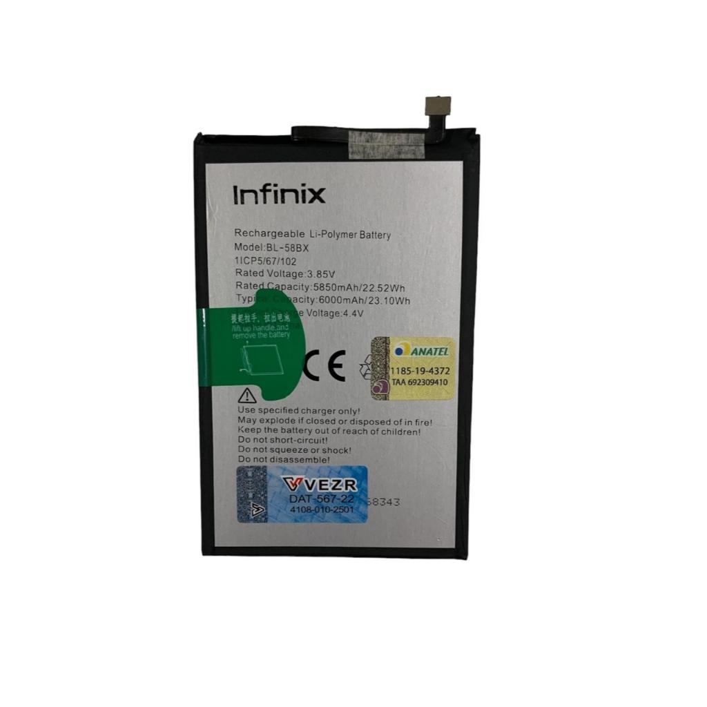 Ba-teria Modelo Bl-58bx Á Pronta Entrega Para Infinix Hot 9 Play Nova