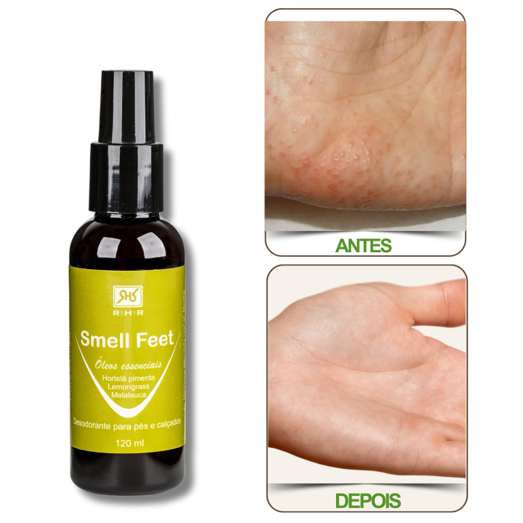 Desodorante para Pés e Calçados com Óleos Essenciais - Smell Feet 120ml