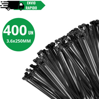 Kits 400 / 200 Abraçadeira Enforca Gato De Nylon 400 Unidades 3,6x250mm