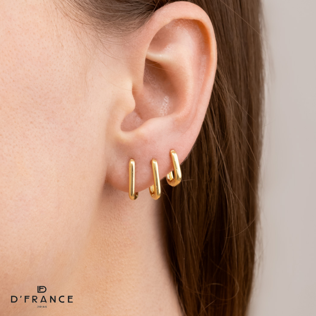 Brinco Retangular: Onde Comprar | BuscaProdutos