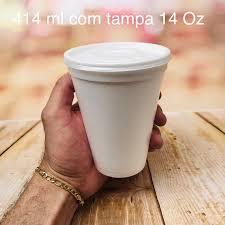 100 copos de isopor 414 ml térmico DARNEL 14 Oz em Oferta na Shopee