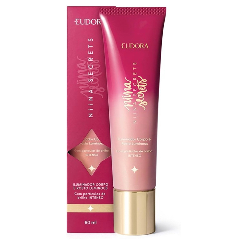 EUDORA NIINA SECRETS ILUMINADOR CORPO E ROSTO LUMINOUS 60ml