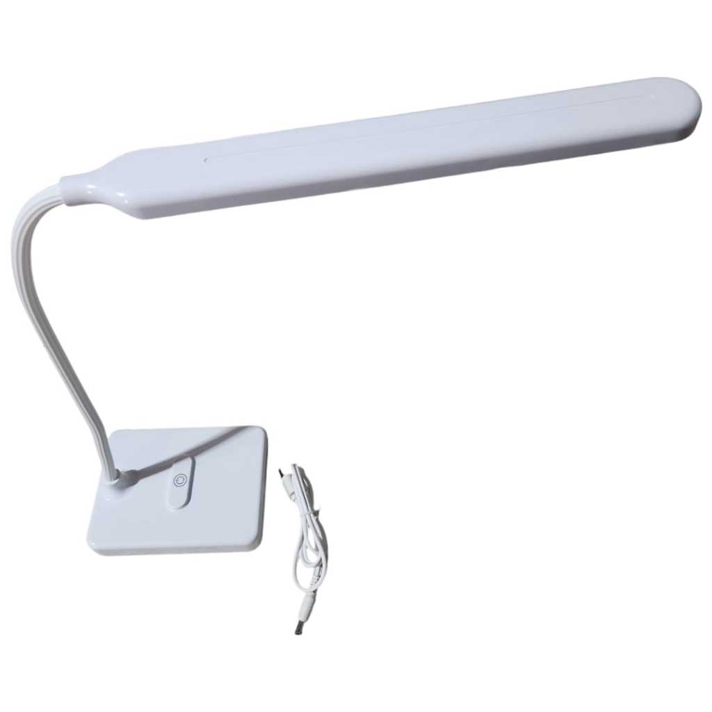 Luminária De Mesa Led Para Proteção Ocular Branca Usb Charging em Oferta na Shopee