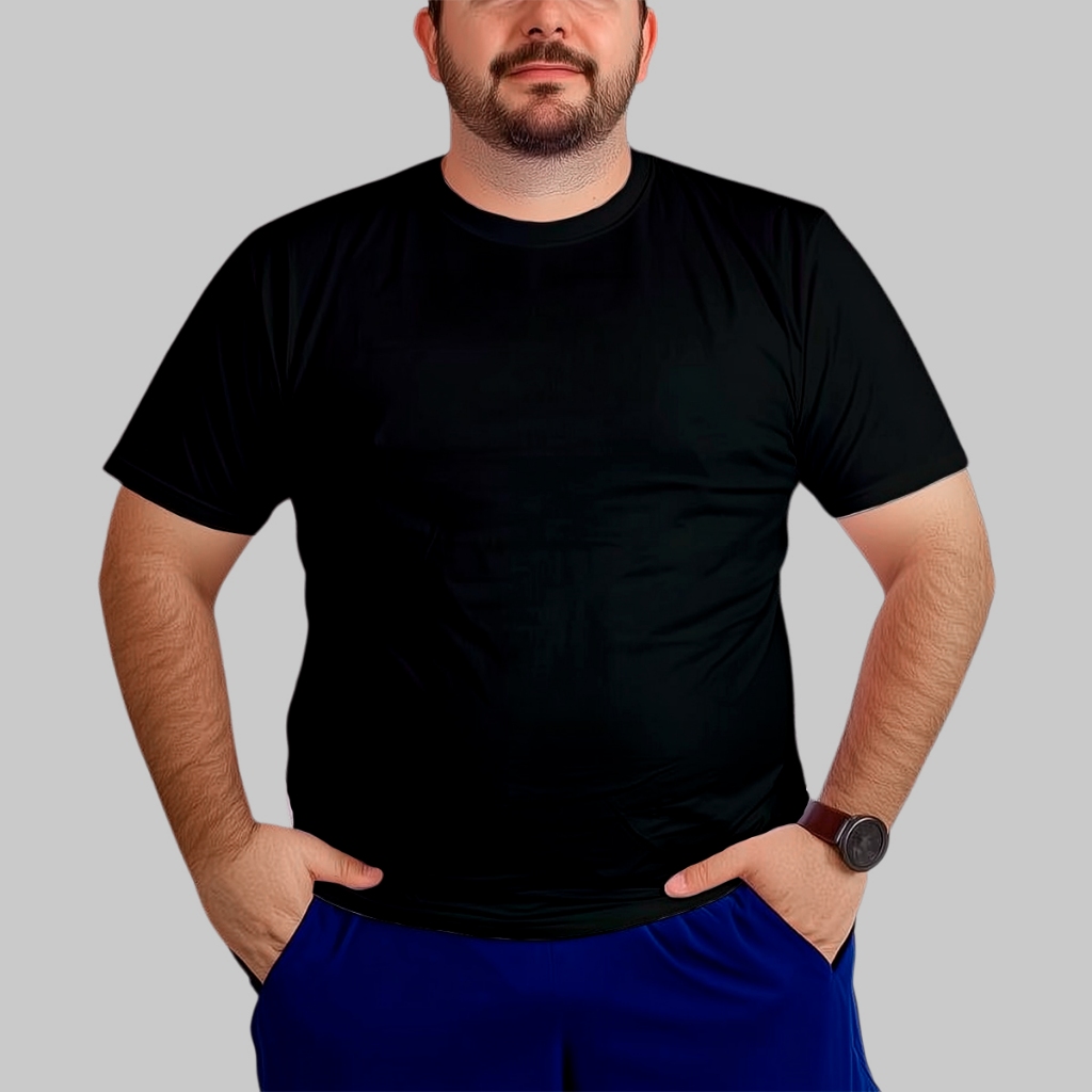 Camisa Camiseta Plus Size Basica Premium Masculina Feminina Unissex Diversas Cores