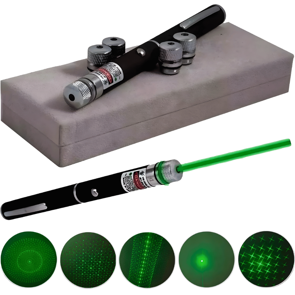 🟢Caneta Laser Pointer Verde de Longo Alcance – Para Apresentações, Astronomia e Lazer