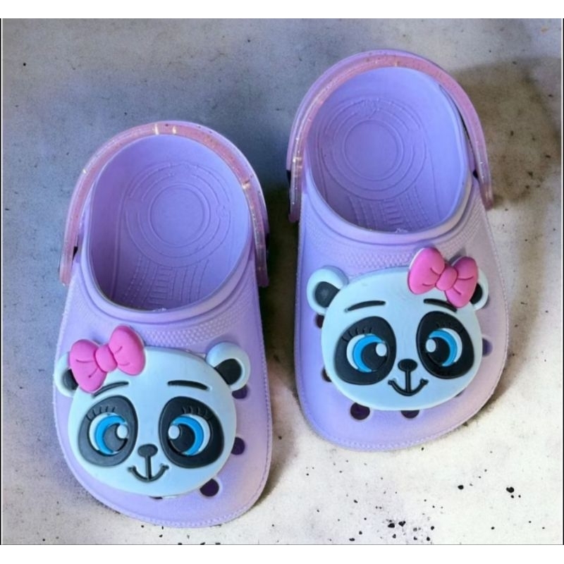 Babuche Emborrachado Infantil Panda
