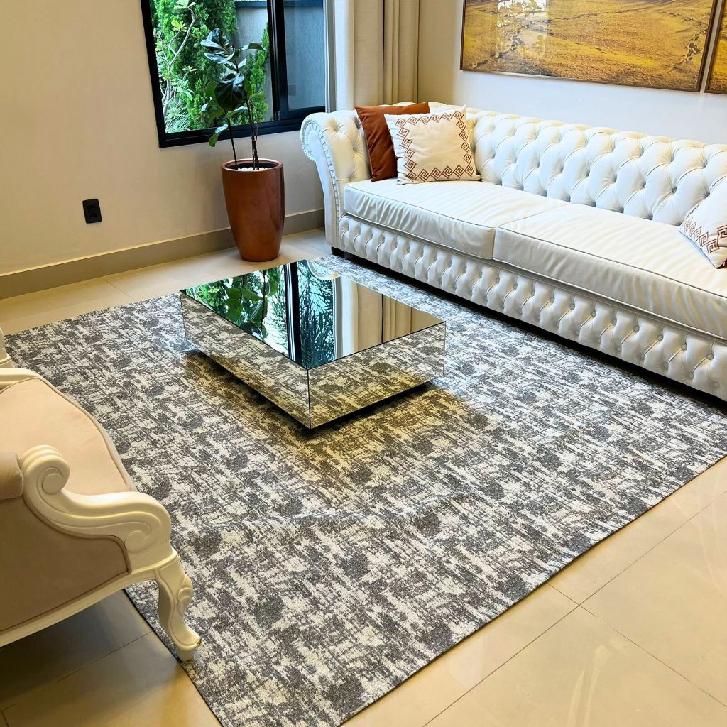 Tapete Sala 2,00x1,40 Lindo E Atual Com Antiderrapante