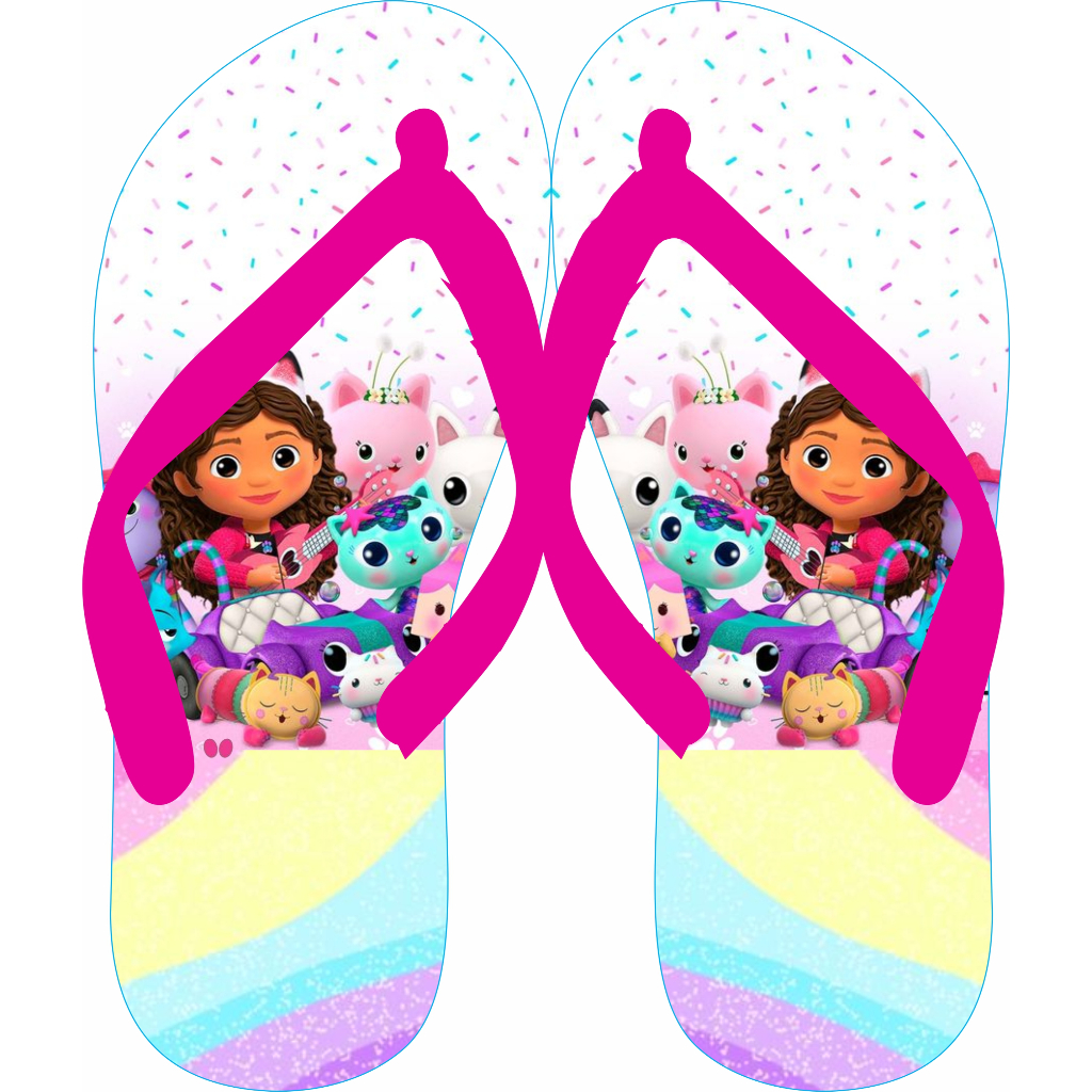 Chinelo Personalizados Mundo de Gabby