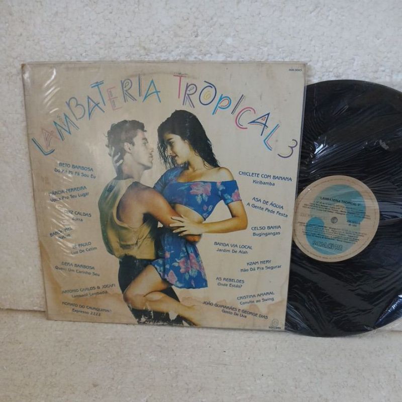 lp lambateria tropical 3 - vários - disco de vinil