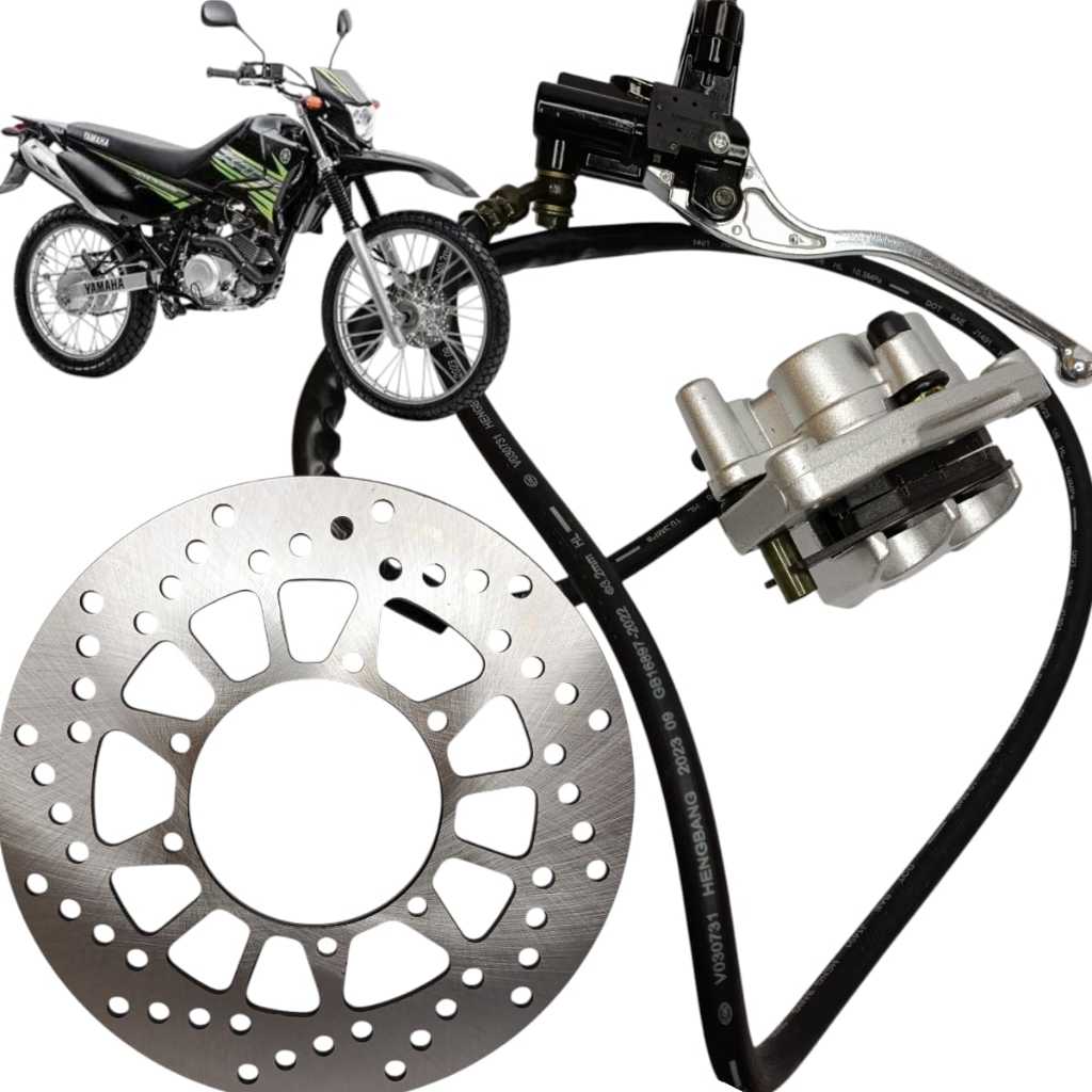 Kit Sistema de Freio Completo Xtz 125 2003 Até 2016 Freio a Disco