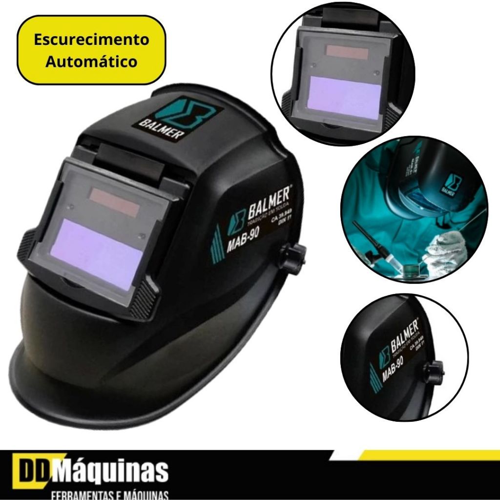 Máscara de Solda Escurecimento Automático - Balmer
