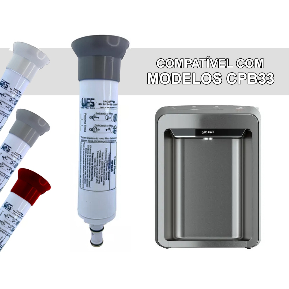 Refil WFS Compatível Consul CPB33 Carvão Ativado Cinza/Branco/Erva Doce/Hibisco em Oferta na Shopee