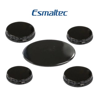 Kit Espalhadores TampaS Para Fogão Esmaltec Agata 5 Bocas