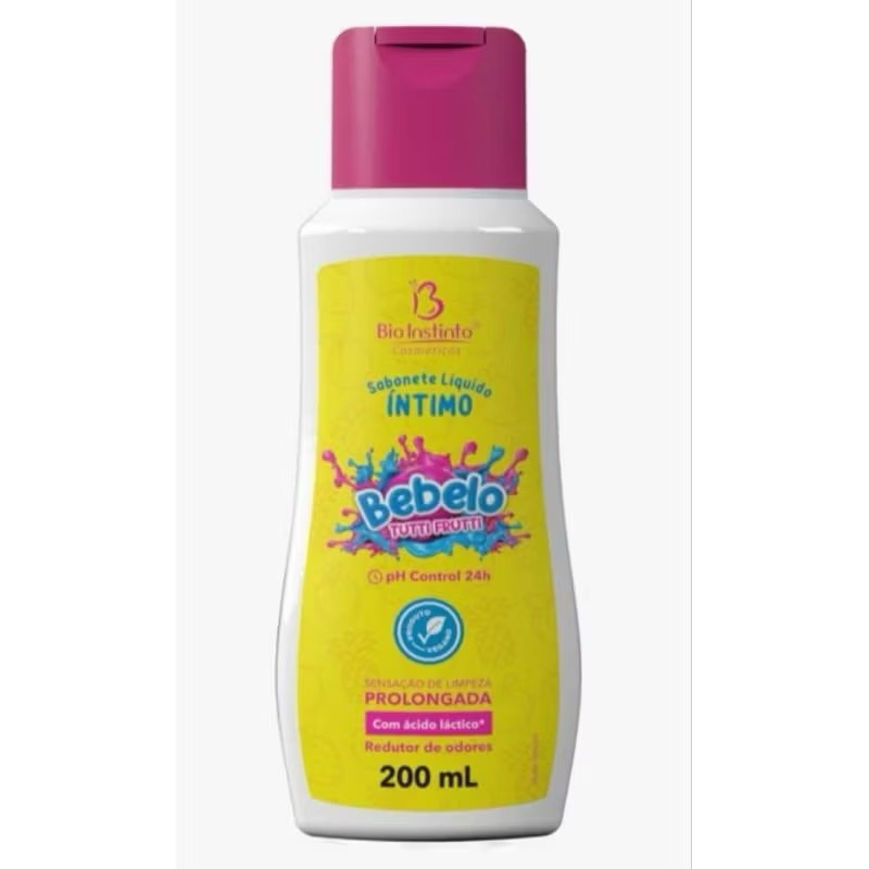 Sabonete Líquido Íntimo bebeloo Tutti Frutti (Cheirinho de Chiclete) 200ml Bio Instinto