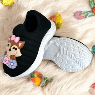 Tênis Feminino Infantil Calce Fácil Menina Com Emborrachado Raposa em Oferta na Shopee