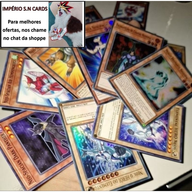 Deck Jaden Yuki, Cartas Avulsas - YuGiOh / Yu-Gi-Oh - HERÓIS malignos, HERÓIS da Visão, HERÓIS do Destino#Lote2