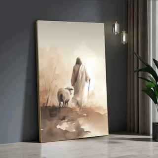 Quadro Parede Decorativo Paisagem Senhor Jesus Cordeiro Religioso Deus1 Peça Vários Modelos em Oferta na Shopee