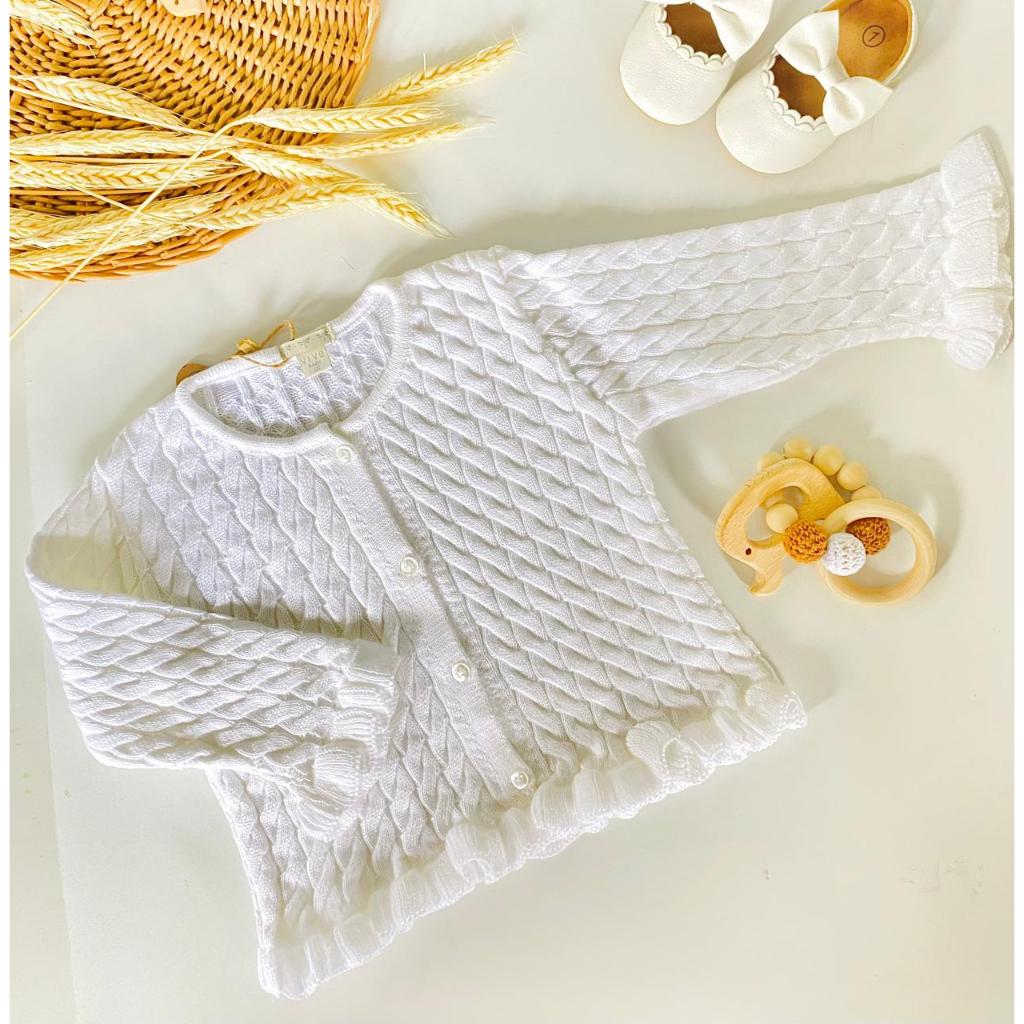 Casaquinho Blusa em Tricot Bebê Infantil Menina em Oferta na Shopee