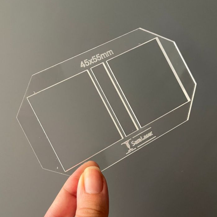 Gabarito Post It Cartonagem em Acrílico