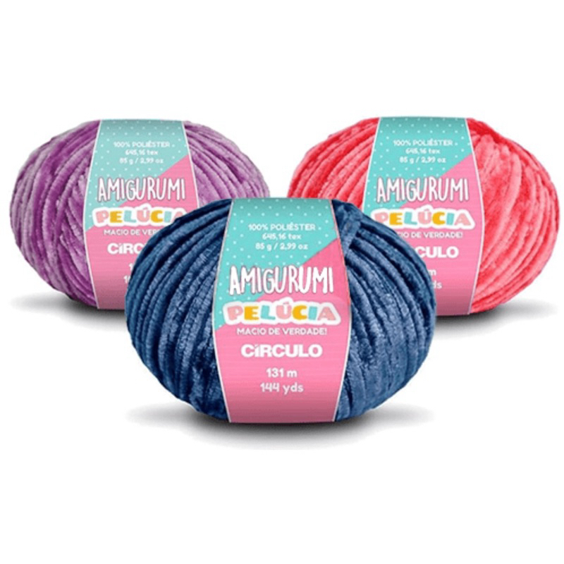Fio Amigurumi Pelúcia Círculo 85g (131 metros)