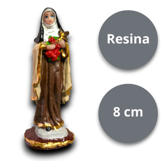 Santa Teresinha do Menino Jesus Imagem 8 cm Resina - Terezinha 8 cm em Oferta na Shopee