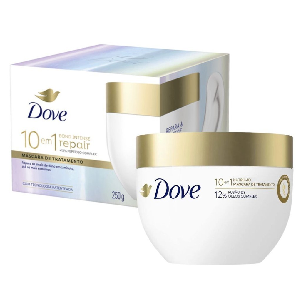 Máscara de Tratamento 10 em 1 Dove Bond Intense Repair 250g