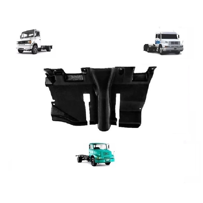 Forro Caminhão Cabine Pedal Preto - Lado Esquerdo- Mb 710 Ano 1996 a 2012