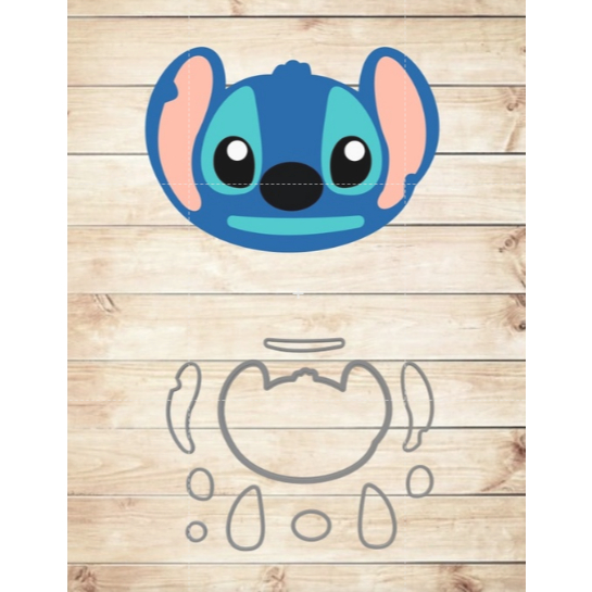 cortador rosto stitch 3.5cm em Oferta na Shopee