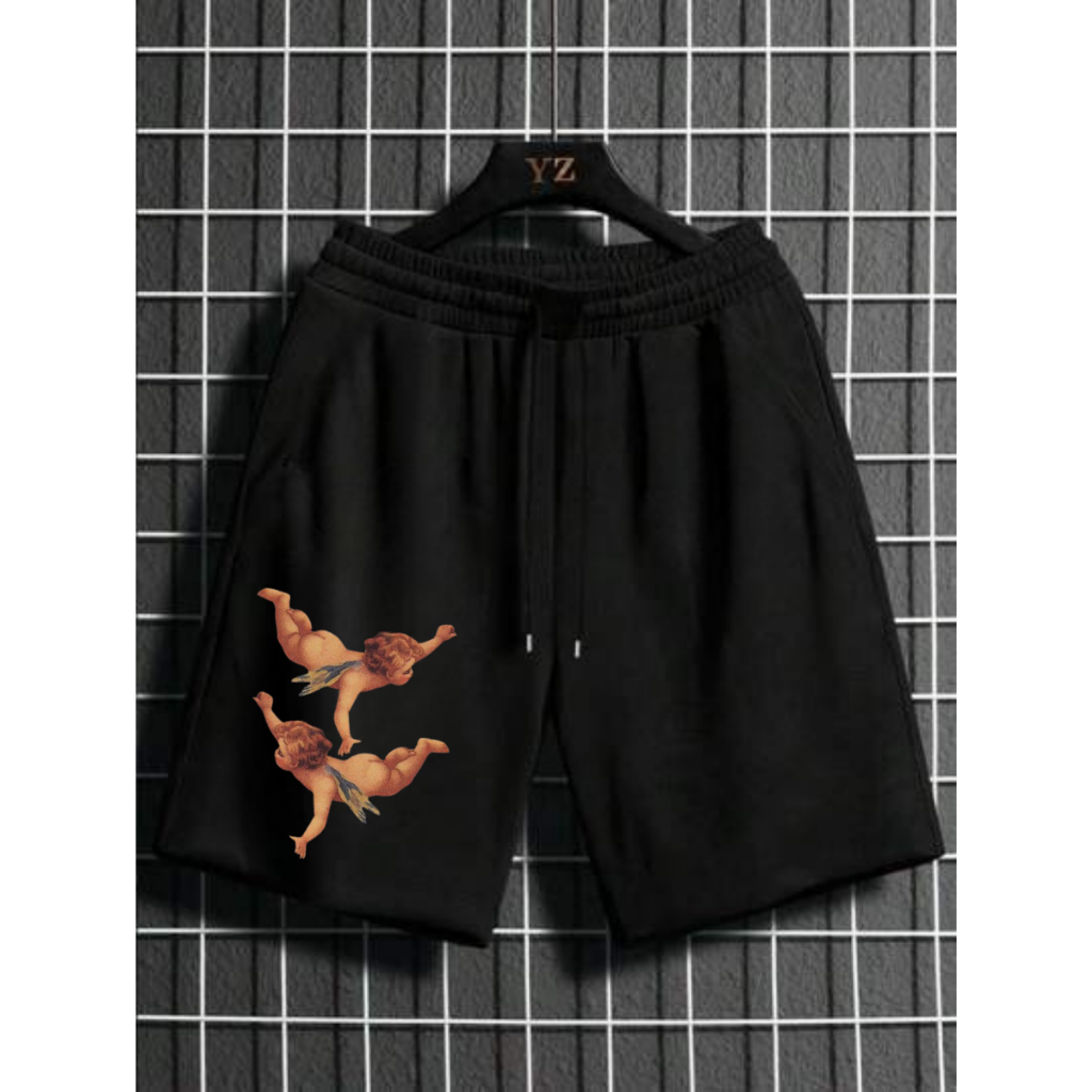 Bermuda Shorts de Moletom Masculina Com Amarração e Elástico Short Academia/Casual. 100% Algodão Premium
