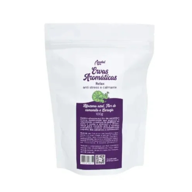 Kit Escalda Pés Ervas Aromáticas Podal Relax 100g - Jelly Spa