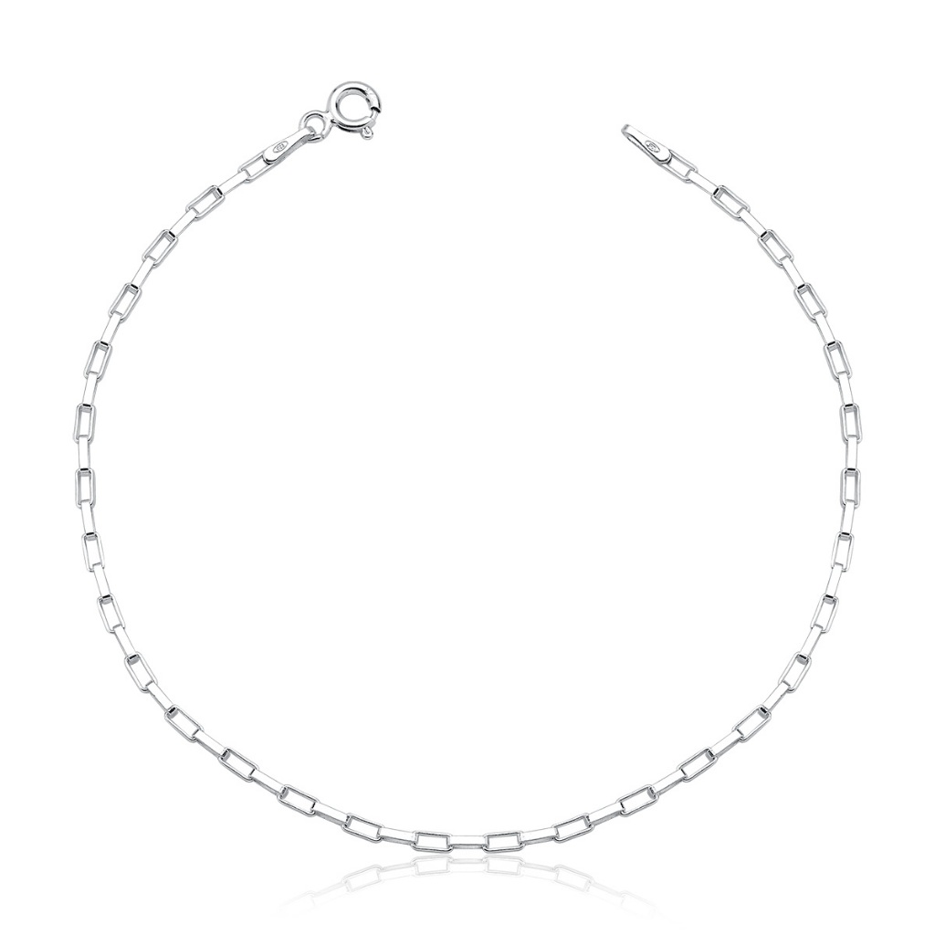 Pulseira Masculina de Prata 925 Veneziana Longa 1.8mm em Oferta na Shopee