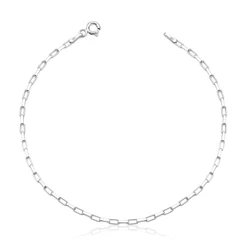 Pulseira Masculina de Prata 925 Veneziana Longa 1.8mm