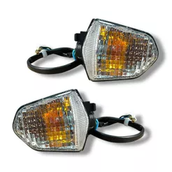Kit De 2 Pisca Honda Pop 110I 2016 Até 2023 Cristal