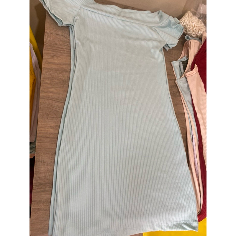 vestido fenda mini vestido Mini saia blusa tecido canelado