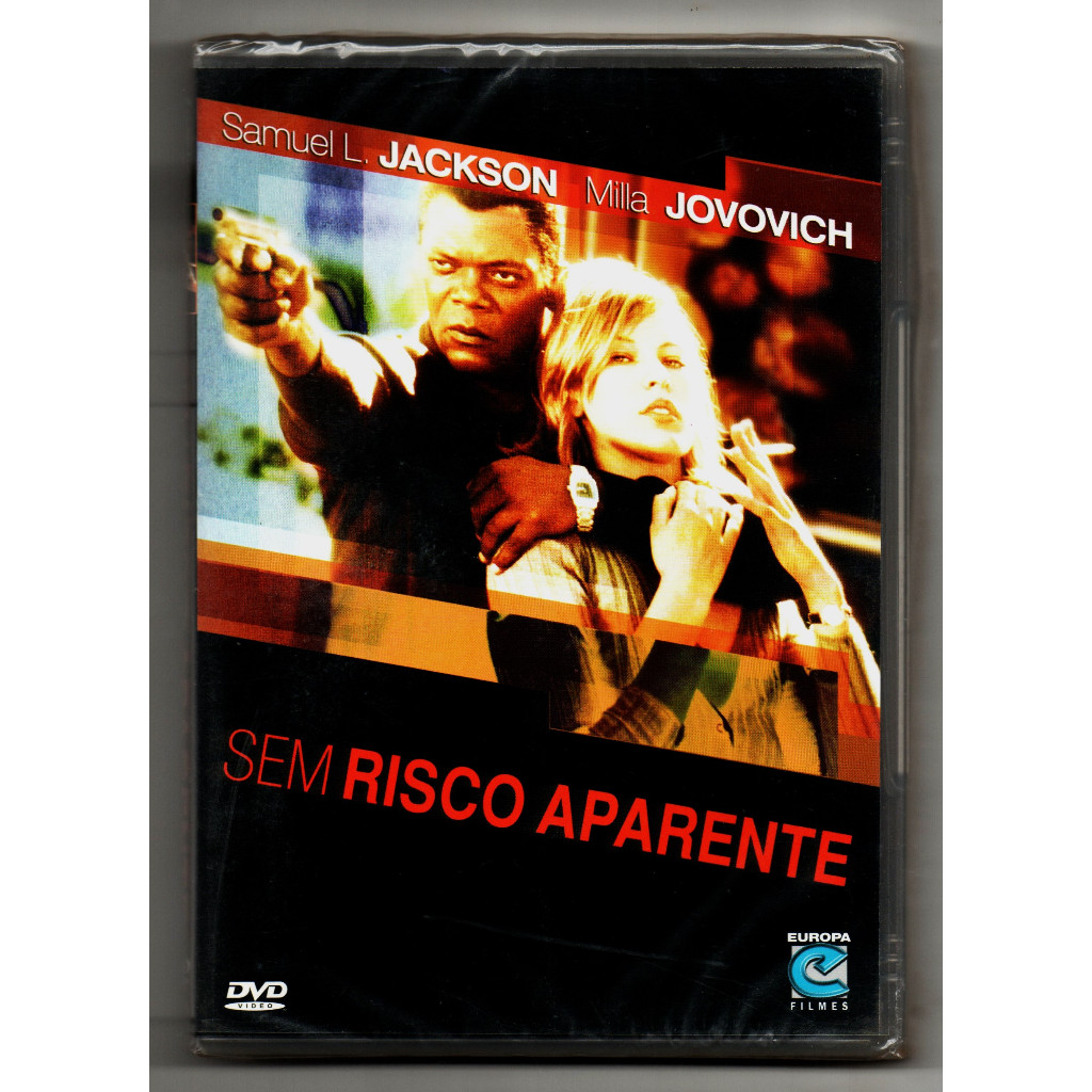 DVD Sem Risco Aparente - Samuel L Jackson - Lacrado