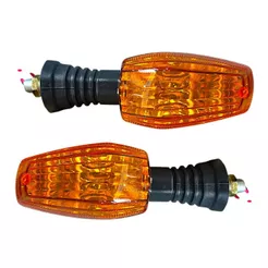 Par De Pisca Completo Para Moto Suzuki Yes 125 Ambar