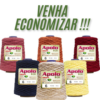 BARBANTE APOLO ECO CIRCULO Nº 06 - 600G - 610 M em Oferta na Shopee