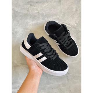 Tênis casual Feminino adulto tradicional cano baixo sola media, muito leve e macio